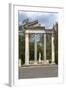 Roman Column and Lintel Structure, Villa Borghese Park, Rome, Lazio, Italy-James Emmerson-Framed Photographic Print