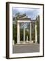 Roman Column and Lintel Structure, Villa Borghese Park, Rome, Lazio, Italy-James Emmerson-Framed Photographic Print