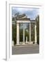 Roman Column and Lintel Structure, Villa Borghese Park, Rome, Lazio, Italy-James Emmerson-Framed Photographic Print