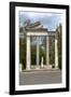 Roman Column and Lintel Structure, Villa Borghese Park, Rome, Lazio, Italy-James Emmerson-Framed Photographic Print