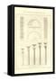 Roman Columns and Dome Ceiling-Richard Brown-Framed Stretched Canvas