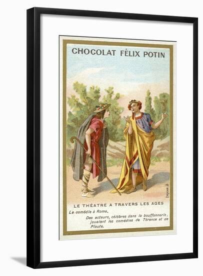 Roman Comedy-null-Framed Giclee Print