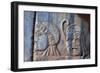 Roman Comic Masks, Sabratha, Libya, C161-C192 Ad-Vivienne Sharp-Framed Photographic Print