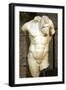 Roman Copy of a Greek Statue of a Male Torso-null-Framed Photographic Print