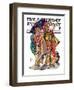 "Roman Costumes," Saturday Evening Post Cover, March 10, 1934-Joseph Christian Leyendecker-Framed Premium Giclee Print