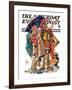 "Roman Costumes," Saturday Evening Post Cover, March 10, 1934-Joseph Christian Leyendecker-Framed Giclee Print