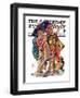 "Roman Costumes," Saturday Evening Post Cover, March 10, 1934-Joseph Christian Leyendecker-Framed Giclee Print