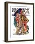 "Roman Costumes," Saturday Evening Post Cover, March 10, 1934-Joseph Christian Leyendecker-Framed Giclee Print