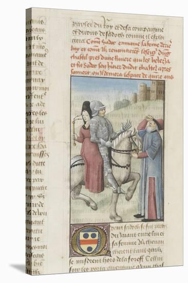 Roman de Tristan par Gilles Gracien-Everard de Espinques-Stretched Canvas