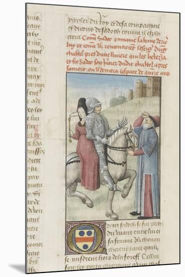 Roman de Tristan par Gilles Gracien-Everard de Espinques-Mounted Giclee Print