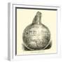 Roman Engraved Glass Bottle-null-Framed Giclee Print