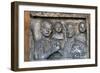 Roman Family on a grave-slab-Unknown-Framed Giclee Print