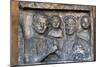 Roman Family on a grave-slab-Unknown-Mounted Giclee Print