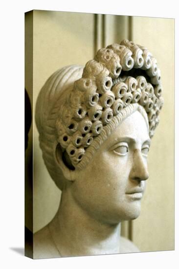Roman Female Hairstyle, 54-68 Ad-null-Stretched Canvas
