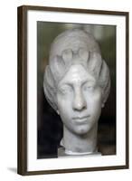 Roman Female Portrait Head, the So Called Syrian Lady, Third Quarter of 2nd Century-null-Framed Photographic Print