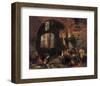 Roman Fish Market-Albert Bierstadt-Framed Premium Giclee Print