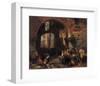 Roman Fish Market-Albert Bierstadt-Framed Premium Giclee Print