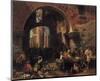 Roman Fish Market-Albert Bierstadt-Mounted Premium Giclee Print