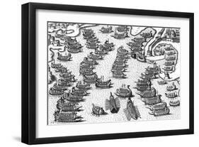 Roman Fleet-null-Framed Art Print