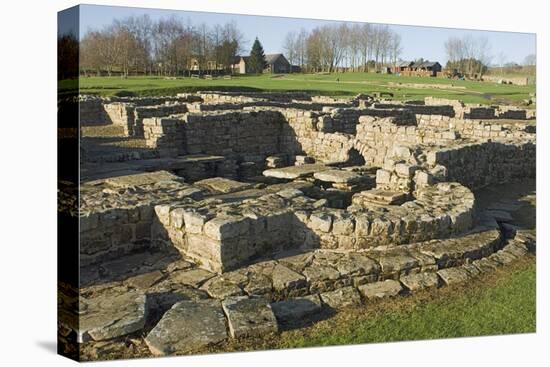 Roman Fort and Settlement at Vindolanda, South Side of Roman Wall, England-James Emmerson-Stretched Canvas