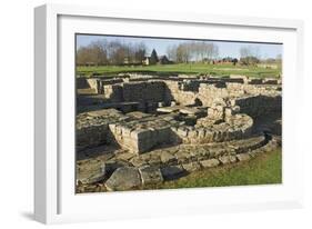 Roman Fort and Settlement at Vindolanda, South Side of Roman Wall, England-James Emmerson-Framed Photographic Print