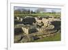 Roman Fort and Settlement at Vindolanda, South Side of Roman Wall, England-James Emmerson-Framed Photographic Print