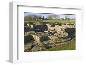 Roman Fort and Settlement at Vindolanda, South Side of Roman Wall, England-James Emmerson-Framed Photographic Print