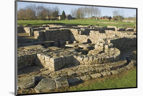 Roman Fort and Settlement at Vindolanda, South Side of Roman Wall, England-James Emmerson-Mounted Photographic Print