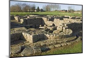 Roman Fort and Settlement at Vindolanda, South Side of Roman Wall, England-James Emmerson-Mounted Photographic Print