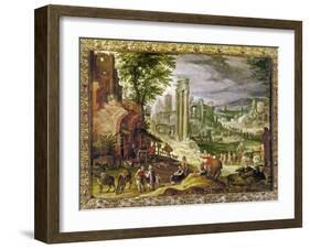 Roman Forum, 16Th Century-null-Framed Giclee Print