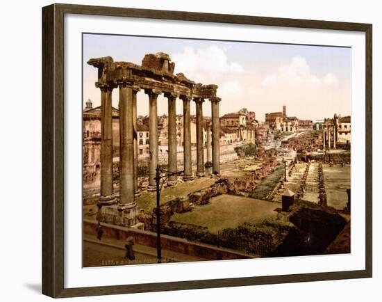 Roman Forum, 1890s-Science Source-Framed Giclee Print