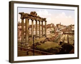 Roman Forum, 1890s-Science Source-Framed Giclee Print