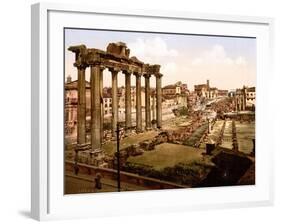 Roman Forum, 1890s-Science Source-Framed Giclee Print