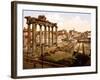 Roman Forum, 1890s-Science Source-Framed Giclee Print