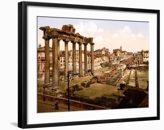 Roman Forum, 1890s-Science Source-Framed Giclee Print