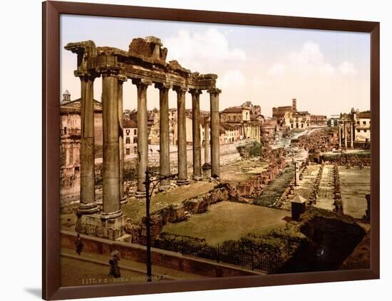 Roman Forum, 1890s-Science Source-Framed Giclee Print