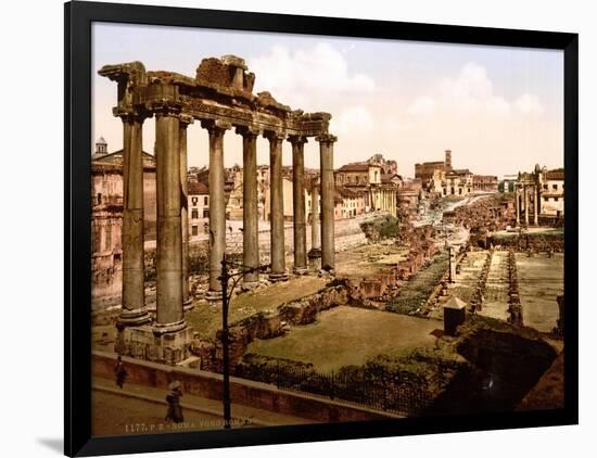 Roman Forum, 1890s-Science Source-Framed Giclee Print