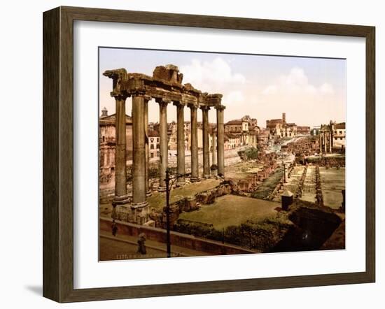 Roman Forum, 1890s-Science Source-Framed Giclee Print