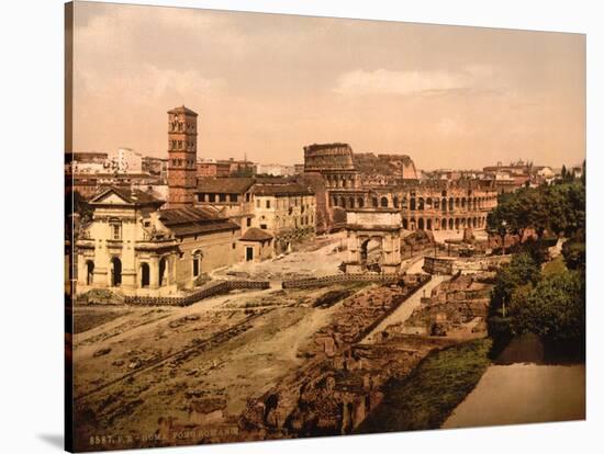 Roman Forum, 1890s-Science Source-Stretched Canvas