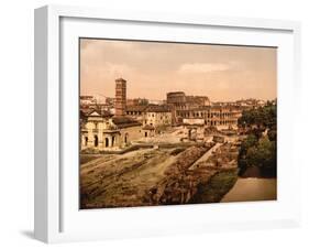 Roman Forum, 1890s-Science Source-Framed Giclee Print