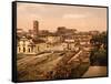 Roman Forum, 1890s-Science Source-Framed Stretched Canvas