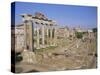 Roman Forum and Colosseum, Rome, Lazio, Italy, Europe-Gavin Hellier-Stretched Canvas