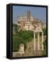 Roman Forum and Colosseum, Rome, Lazio, Italy, Europe-Gavin Hellier-Framed Stretched Canvas