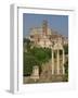 Roman Forum and Colosseum, Rome, Lazio, Italy, Europe-Gavin Hellier-Framed Photographic Print