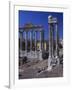 Roman Forum, at Left, Temple of Saturn, C. 300 Ad. Vespasian's Temple, C. 100 AD-null-Framed Photo