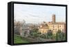 Roman Forum Panorama-Tonygers-Framed Stretched Canvas