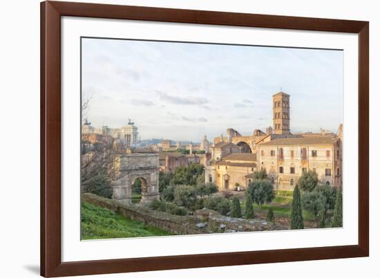 Roman Forum Panorama-Tonygers-Framed Photographic Print