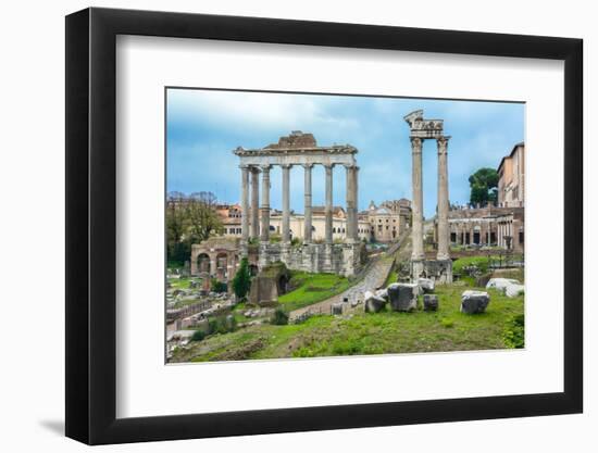 Roman Forum, Rome, Italy-David Ionut-Framed Photographic Print