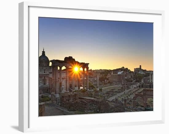 Roman Forum, Rome, Lazio, Italy, Europe-Francesco Iacobelli-Framed Photographic Print