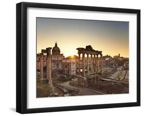 Roman Forum, Rome, Lazio, Italy, Europe-Francesco Iacobelli-Framed Premium Photographic Print